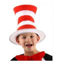 Dr. Seuss Cat in the Hat Kids Tricot Plush Hat - USA Party Store