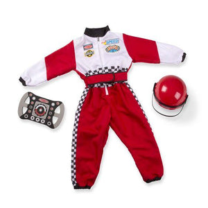 Race Car Driver Role Play Costume Set 3-6 Yrs - USA Party Store