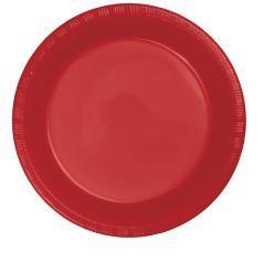 9 Inch - Lunch Plastic Plates - 20 Counts Amscan