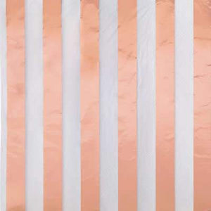 Rose Gold Foil Stripes Luncheon Napkins 16ct - Foil Stamped - USA Party Store