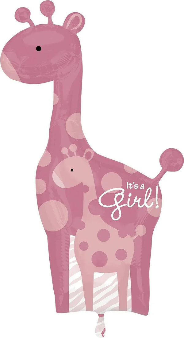 Safari Baby Girl or Boy Giraffe Super Shape USA Party Store