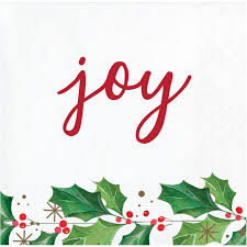 Season's Greetings Beverage Napkin - USA Party Store