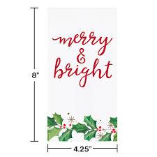 Season's Greetings Guest Napkin Creative Converting