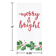 Season's Greetings Guest Napkin - USA Party Store