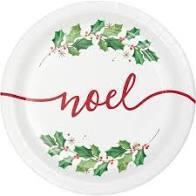 Season's Greetings Plate 7" Creative Converting