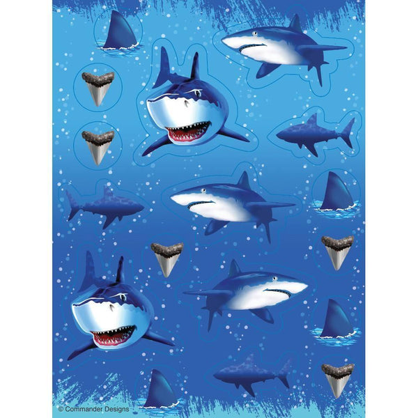 Shark Splash Stickers Creative Converting