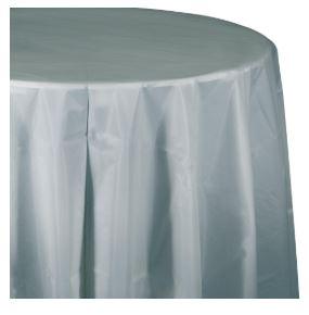 Vanilla Creme Round Tablecover Amscan