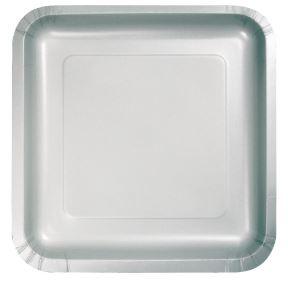 Square Paper Dinner Plates 20 Ct Unique