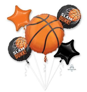 Nothin' But Net Balloon Bouquet 5pc - USA Party Store