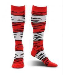 Dr Seuss Cat in the Hat Costume Socks Kids - USA Party Store