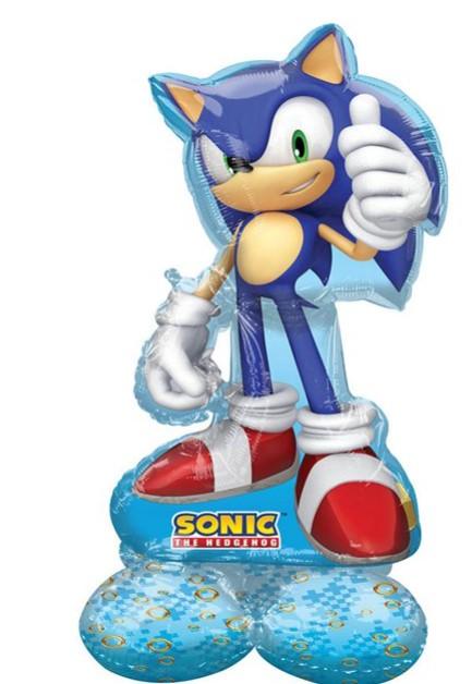 Sonic Hedgehog Airloonz Fill With Air Balloon 53" USA Party Store