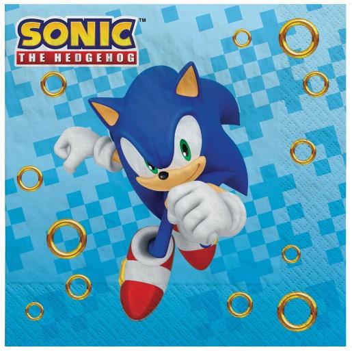 Sonic The Hedgehog Lunch Napkins Amscan