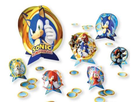 Sonic the Hedgehog Cardstock Table Decorating Kit, 27pc Amscan