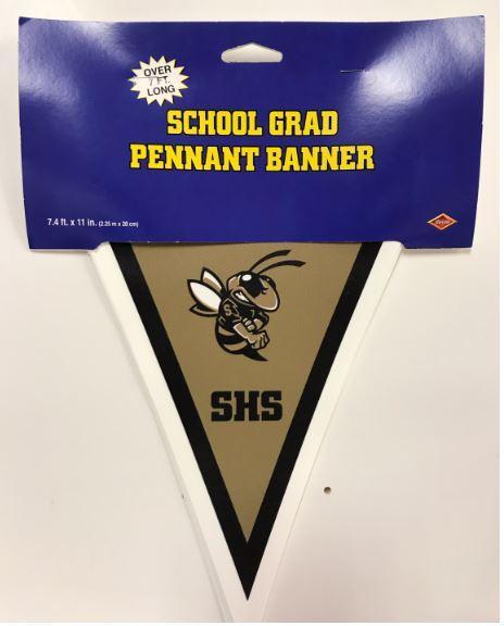 Sprayberry High School - Grad Pennant Banner Beistle