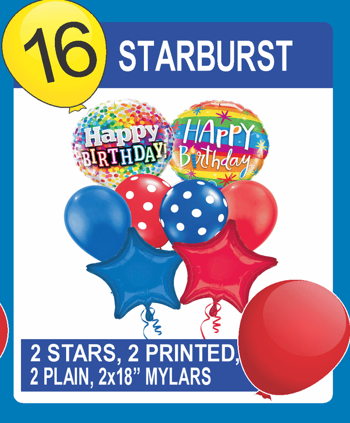 Balloon Bouquet Package - Starburst USA Party Store