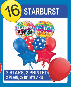 Balloon Bouquet Package - Starburst