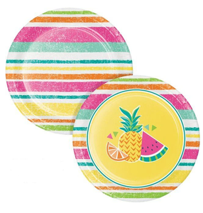 Summer Fruit 7" plate - USA Party Store