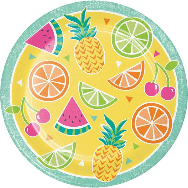 Summer Fruit 9" Plate 8 ct Creative Converting