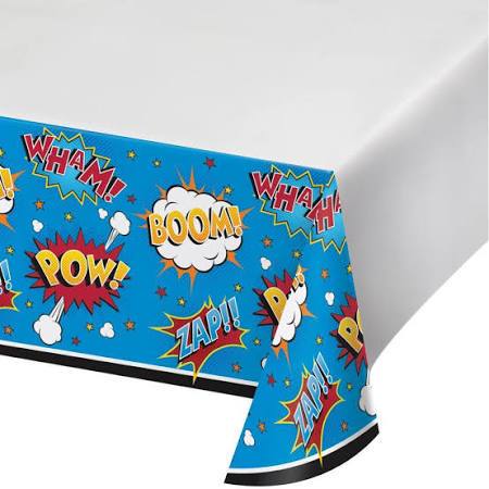 Super Hero Table Cover Creative Converting