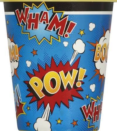 Super hero Slogan Cup , 12 Ounce Creative Converting