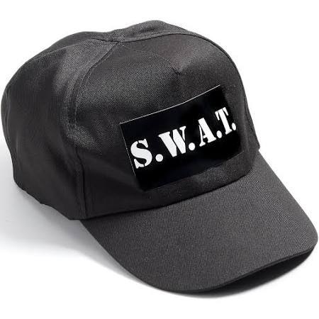 S.W.A.T. Adult Cap - Black USA Party Store