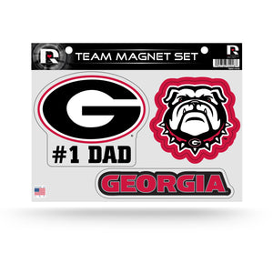 Georgia Bulldogs Team Magnet Set