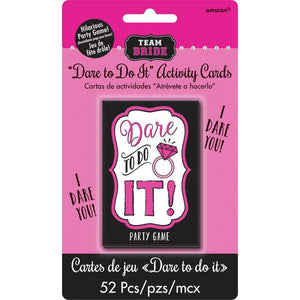 Team Bride Truth or Dare Cards - USA Party Store