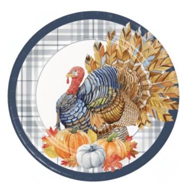 Thanksgiving Elegance10 inch Dinner plates 8 ct Creative Converting