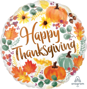 Happy Thanksgiving Watercolor