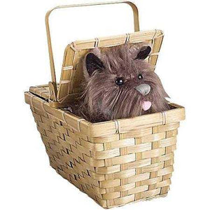 Toto with Basket, Brown - USA Party Store