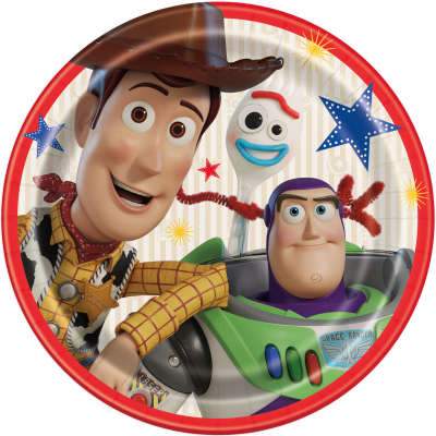 Disney Toy Story 4 Round 9" Dinner Plates 8ct Unique