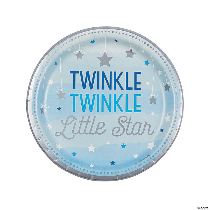 Twinkle twinkle Little Star Blue Plate 9" Creative Converting