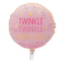 Pink Twinkle Little Star Balloon - USA Party Store
