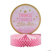 Twinkle Little Star Pink Centerpiece Creative Converting