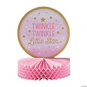 Twinkle Little Star Pink Centerpiece - USA Party Store