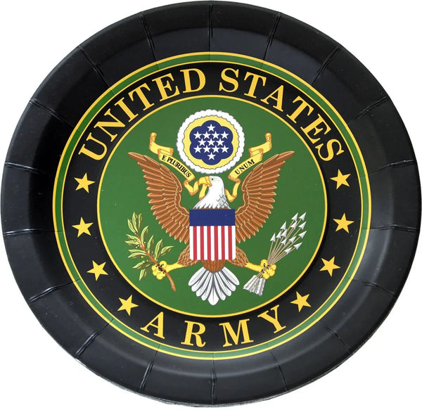 US Army Dinner Party Plates 9" - 8 Count Havercamp