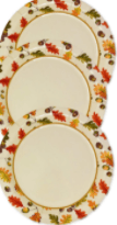 Unique Fall Leaves - Give Thanks 9 in plates 8 ct USA Party Store