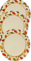 Unique Fall Leaves - Give Thanks 9 in plates 8 ct