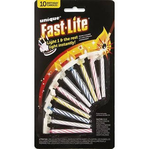 Unique Fast-Lite Birthday Candle - USA Party Store