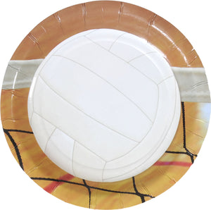 Volleyball Plate 7" - USA Party Store