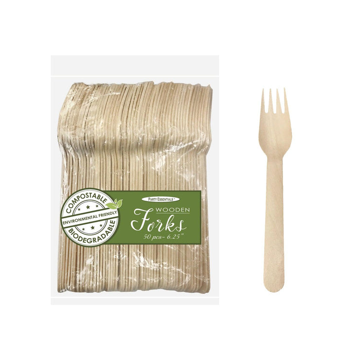 6.25″ ECO WOODEN FORKS – 50 CT Northwest