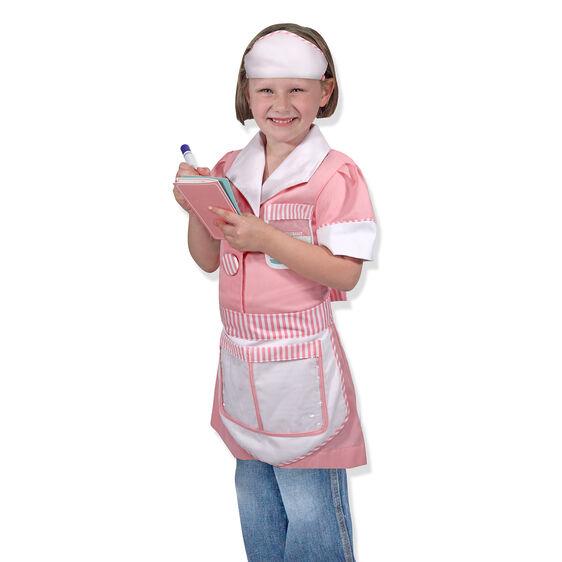 Waitress Role Play Costume Set 3-6yrs - USA Party Store