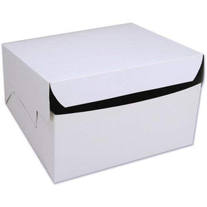 Cake Box - White, 12" x 12" x 6"