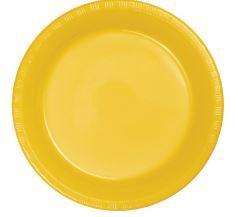 9 Inch - Lunch Plastic Plates - 20 Counts Amscan