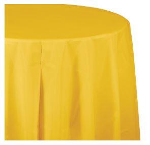 Vanilla Creme Round Tablecover Amscan