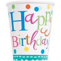 Confetti Cake Hot/Cold Cups 8ct