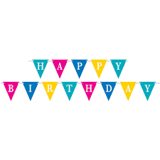 Confetti Cake Pennant Banner