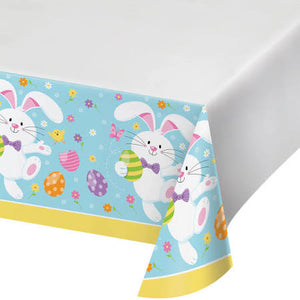 Easter Bunny Plastic Tablecloth
