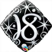 Elegant Sparkle Swirl Balloon 18" - USA Party Store