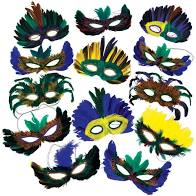 Mardi Gras Mask Assorted Styles USA Party Store